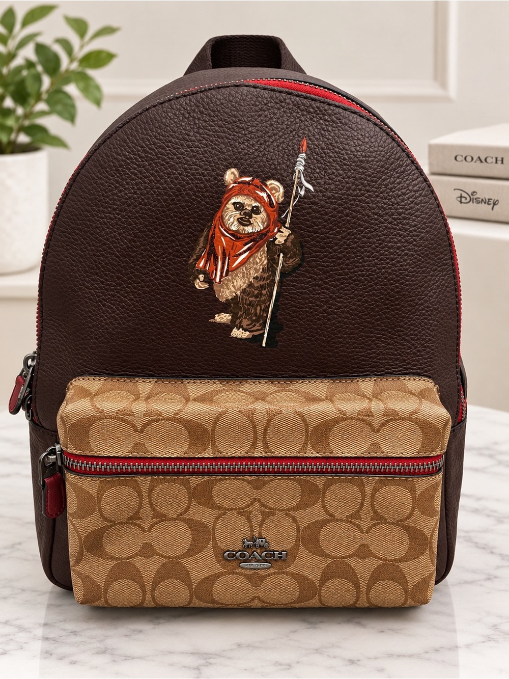 Coach x Disney Star Wars Ewok Wicket backpack